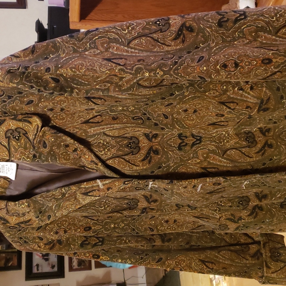 Paisley Print Blazer